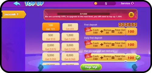 Secure deposit in Pak555 Game