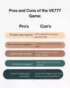 App pros and Cons Screen