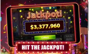 Y444 Game Jackport Screen