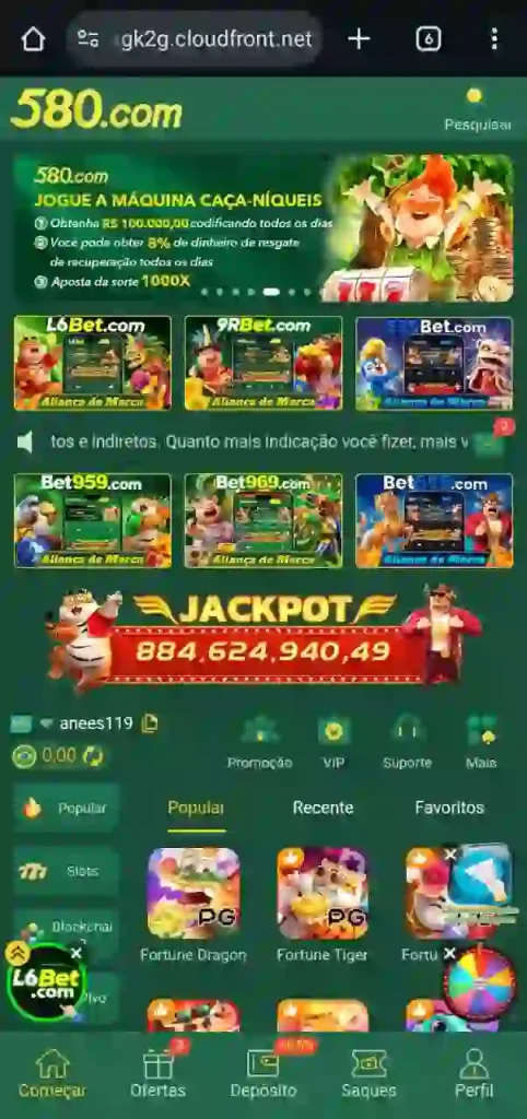 580 Games mobile earning app