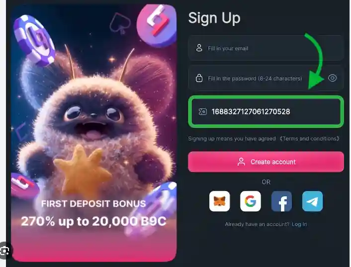 AV777 Registration method