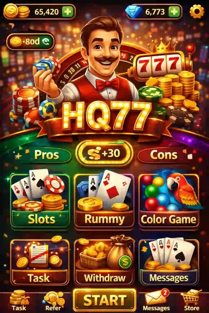 HQ77 Game interface