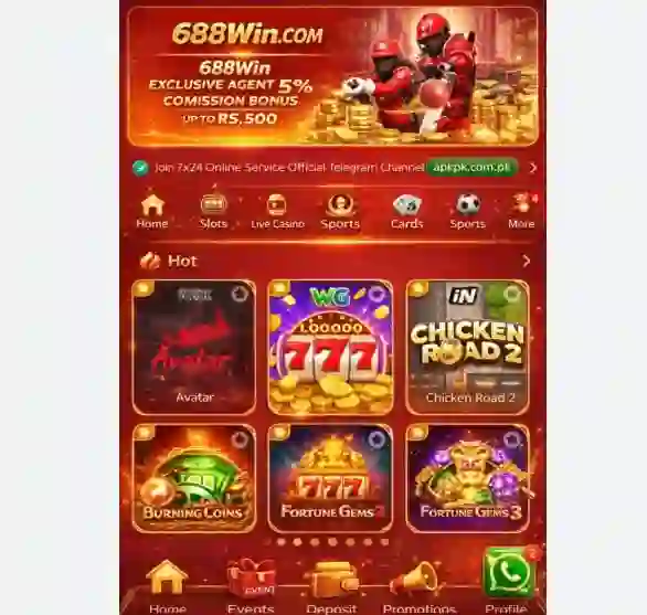 688 Game's interface