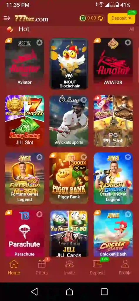 777Tez games Screenshort