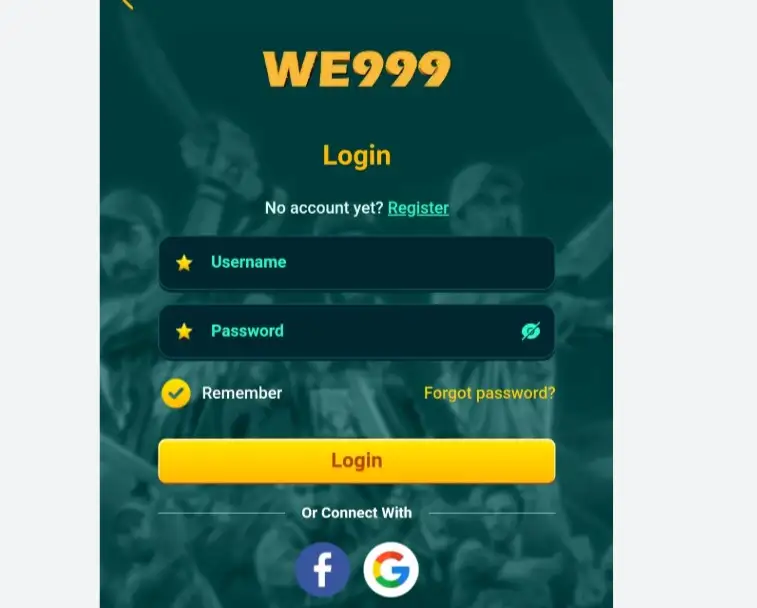 We99 Registration interface