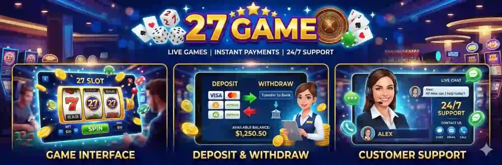 27 game interface