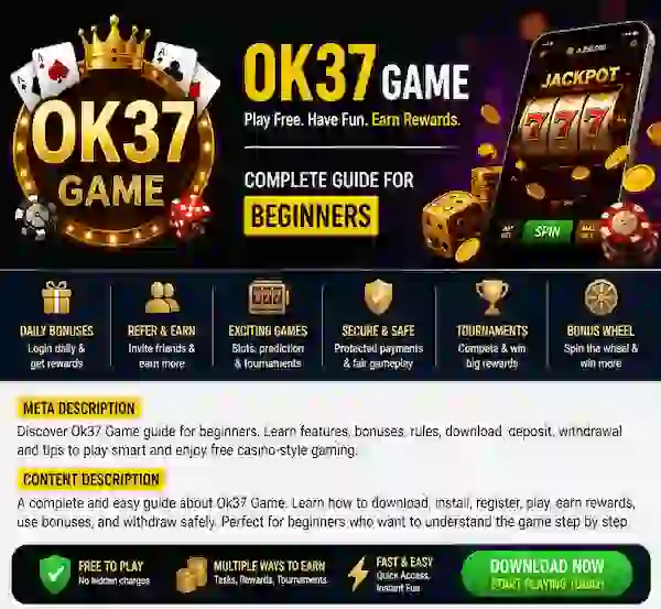 Ok37 Game interface